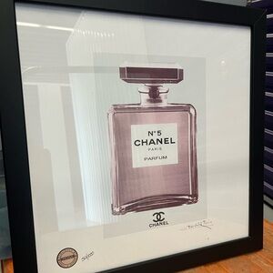 Framed Chanel painting